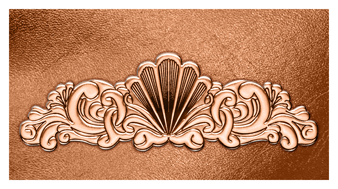 109 DA25-900-CP Morgan Scroll Copper